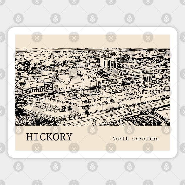 Hickory North Carolina Magnet by Lakeric